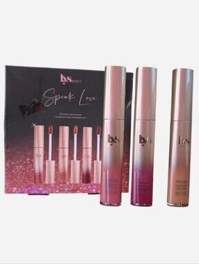 LYS Beauty Speak Love lip gloss set